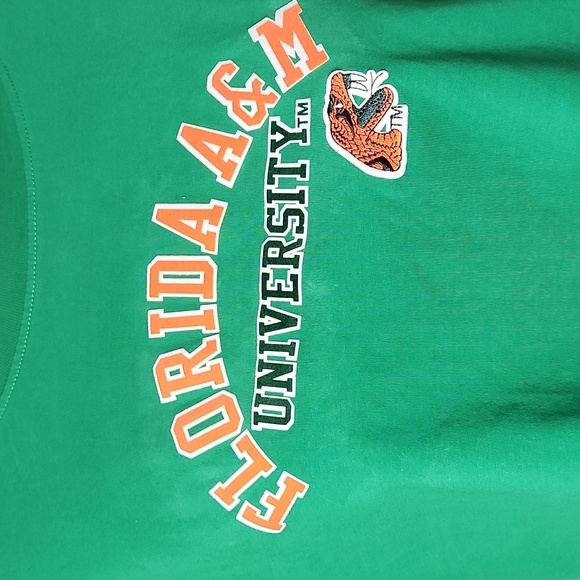 FLORIDA A&M UNIVERSITY WOMANS CROP STRETCH T- SHIRT SIZE SMALL - Picture 3 of 10